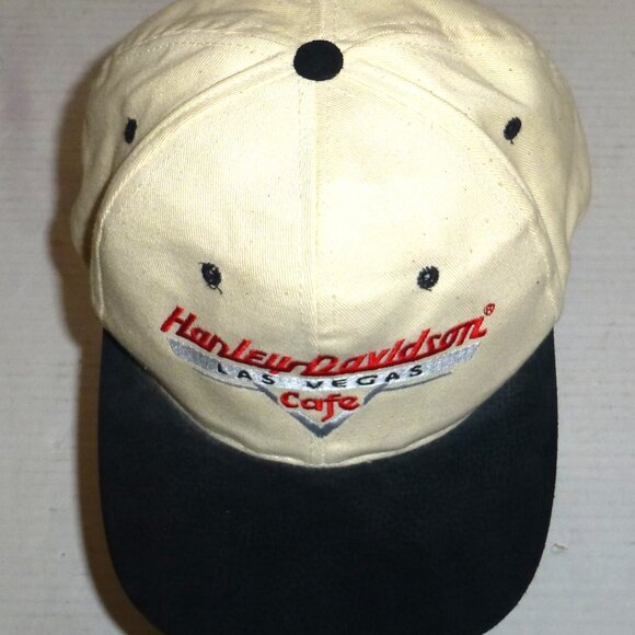 Vintage Harley-Davidson Las Vegas Cafe Snapback Adjustable Hat - HAS STAINS READ - Picture 3 of 8